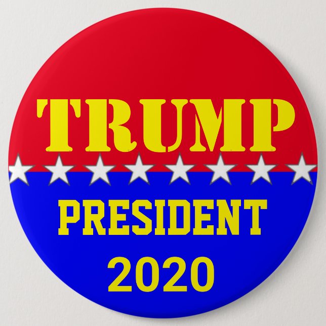 BADGE ROND 15,2 CM TRUMP 2020 (Devant)