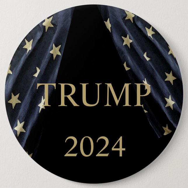 BADGE ROND 15,2 CM TRUMP 2024 (Devant)