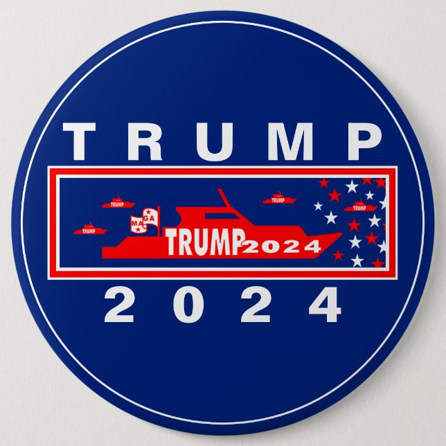 BADGE ROND 15,2 CM TRUMP 2024 (Devant)