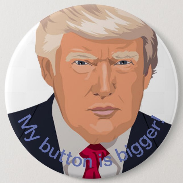 Badge Rond 15,2 Cm Trump et le plus grand (Devant)