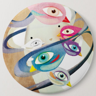 Badge Rond 15,2 Cm Un tas d'amis