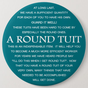 Badge Rond 15,2 Cm Un Tuit rond