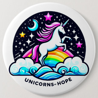 Badge Rond 15,2 Cm Unicornes de l'espoir