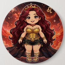 Univers Zodiaque Velvet — Bouton Flamme Dorée Lion