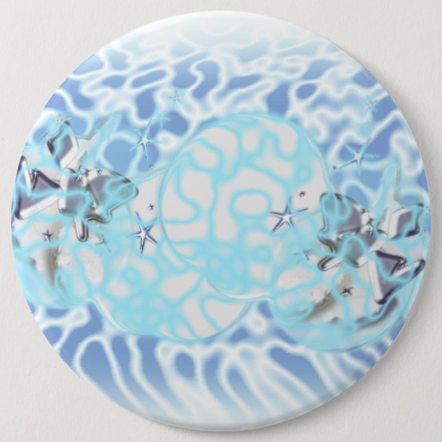 Badge Rond 15,2 Cm Vent de bouton (Devant)