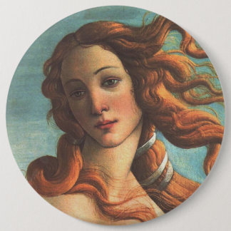 Badge Rond 15,2 Cm Vénus sur demi de Shell (détail)