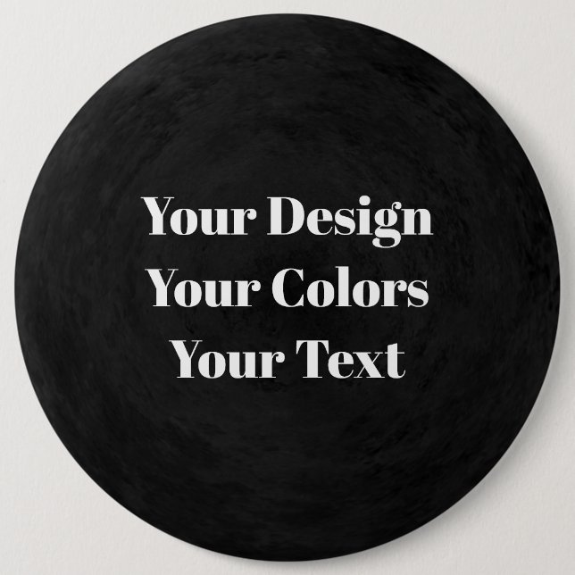 Badge Rond 15,2 Cm Vierge - Créez votre propre personnalisation (Devant)