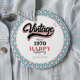 Badge Rond 15,2 Cm Vintage depuis - 1970