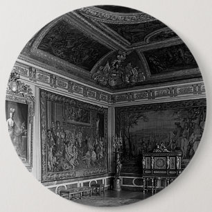 Badge Rond 15,2 Cm Vintage France Versailles palace stade salle à man