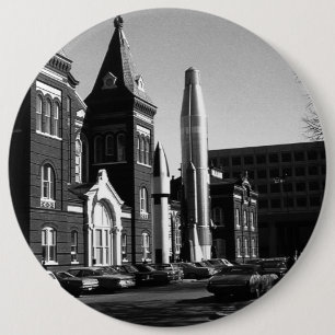 Badge Rond 15,2 Cm Vintage USA Washington National Air Space Museum