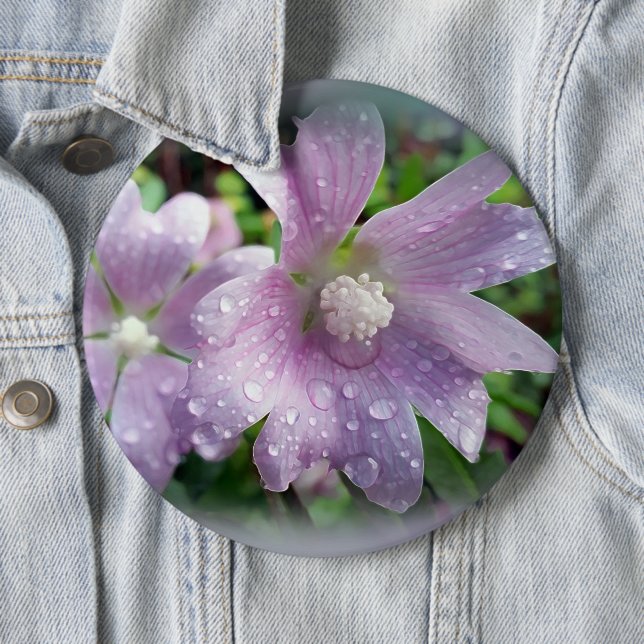 Badge Rond 15,2 Cm Violet clair (En situation)