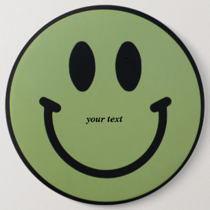 Badge Rond 15,2 Cm Visage souriant