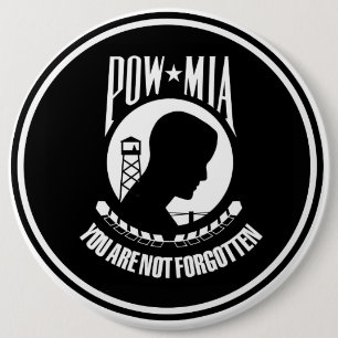 BADGE ROND 15,2 CM VITESSE MILITAIRE DE HÉROS DE MIA DE PRISONNIER D