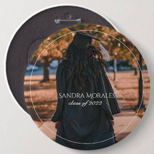 Badge Rond 15,2 Cm Votre classe de photo de diplôme de