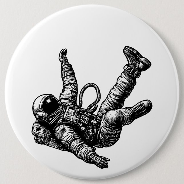 Badge Rond 15,2 Cm Zero Gravity (Devant)