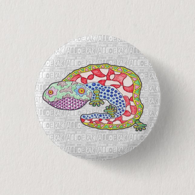 BADGE ROND 2,50 CM オオサンショウウオ (Devant)