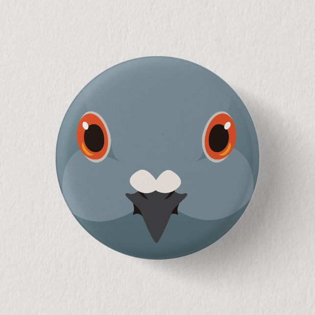 Badge Rond 2,50 Cm カワラバト-Rock dove (Devant)