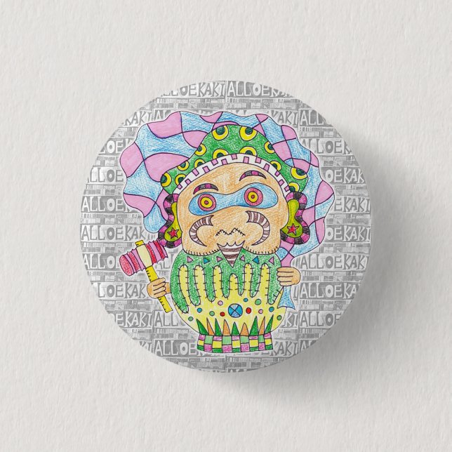 BADGE ROND 2,50 CM 七福神/大黒天 缶バッジ (Devant)