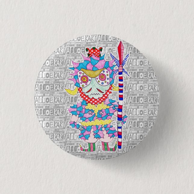 BADGE ROND 2,50 CM 七福神/毘沙門天 缶バッジ (Devant)