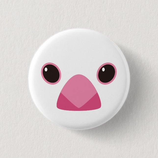 Badge Rond 2,50 Cm 白文鳥-Java sparrow(white) (Devant)