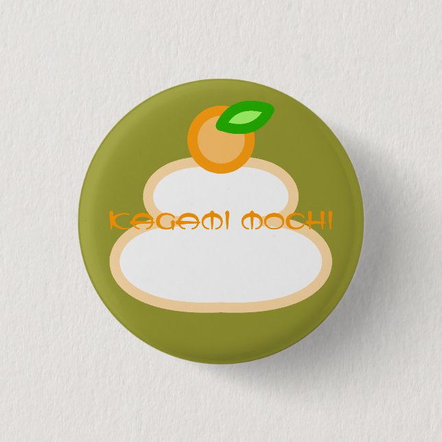 Badge Rond 2,50 Cm 鏡餅(kagami mochi) (Devant)