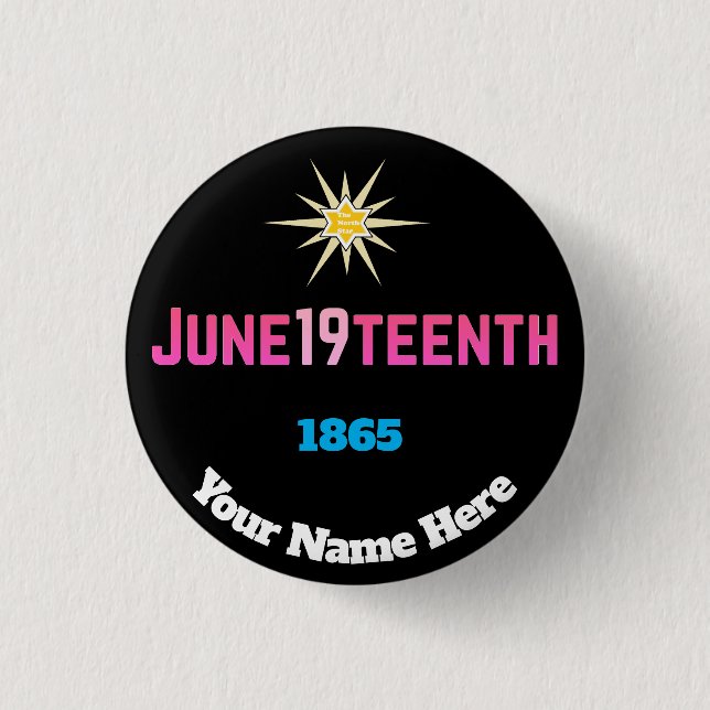 Badge Rond 2,50 Cm 19 juin (Devant)