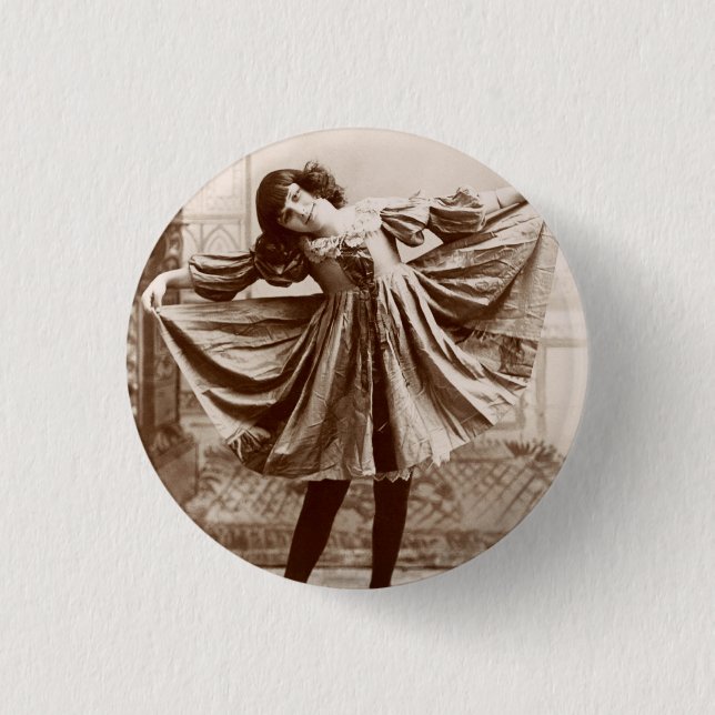 Badge Rond 2,50 Cm 19ème C. La révérence (Devant)