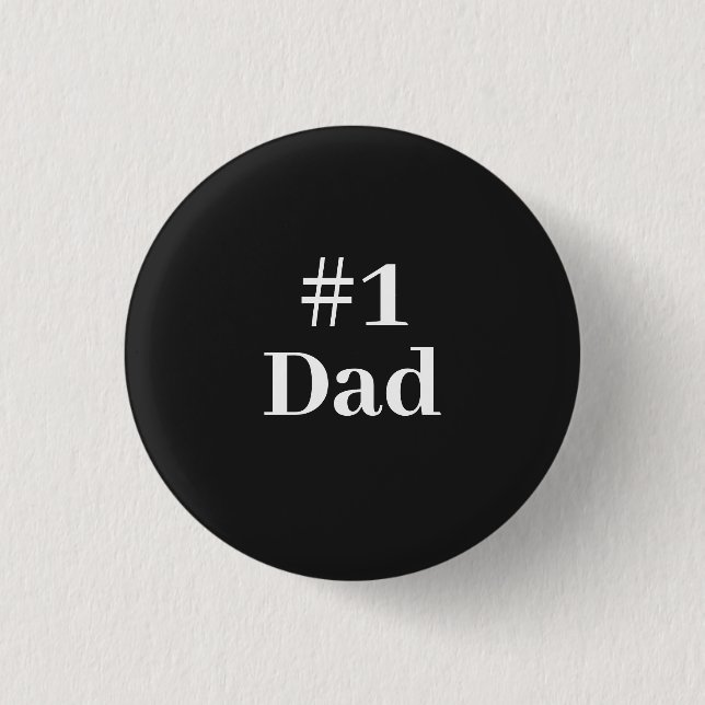 Badge Rond 2,50 Cm #1 Fête des pères papa (Devant)