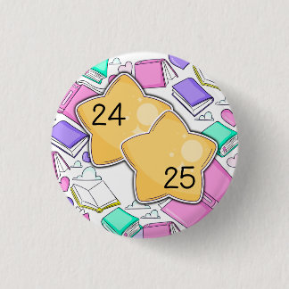 Badge Rond 2,50 Cm 2024-2025 Dimanche Participation à l'école 2