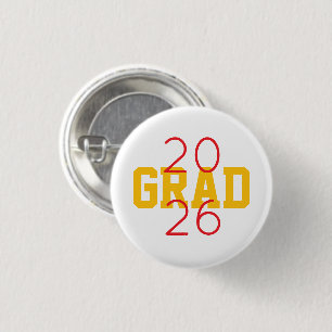Badge Rond 2,50 Cm 2026 DIPLÔMÉ Couleurs personnalisées de l'école Am