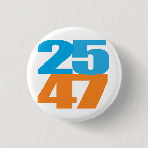 BADGE ROND 2,50 CM 25 47