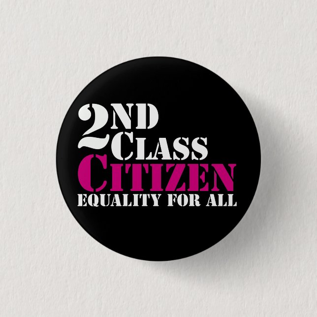 Badge Rond 2,50 Cm 2ème Citoyen de classe (Devant)