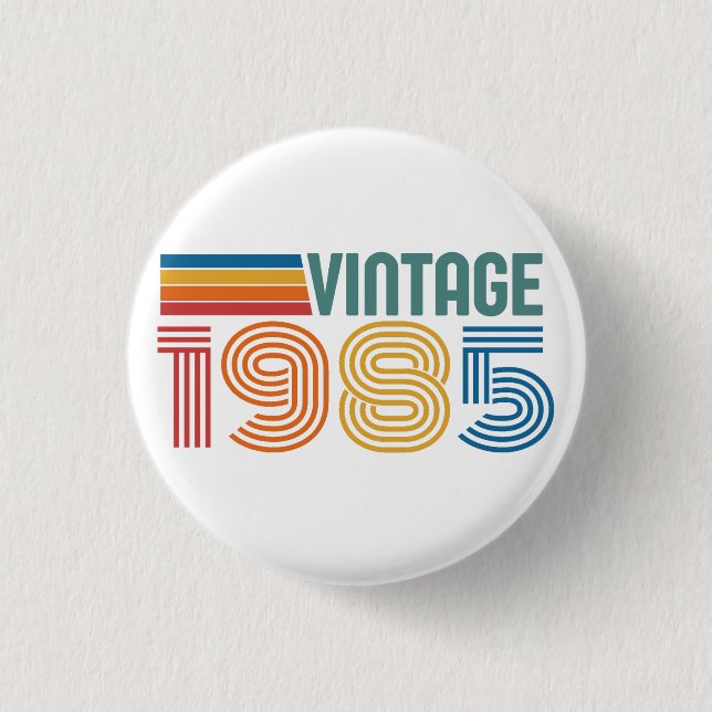 Badge Rond 2,50 Cm 40e anniversaire (Devant)