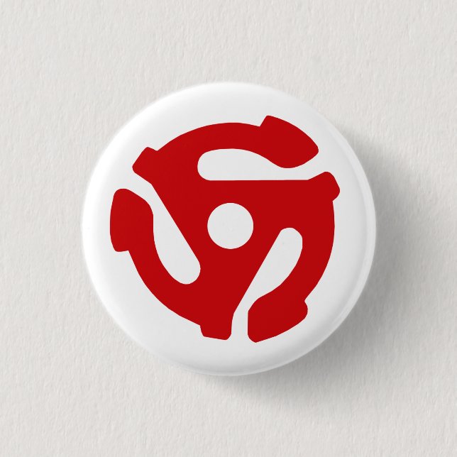 Badge Rond 2,50 Cm 45 Bouton ADAPTEUR ENREGISTREMENT (Devant)