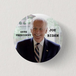 Badge Rond 2,50 Cm 46E Bouton Biden