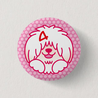 Badge Rond 2,50 Cm 4dogs icône