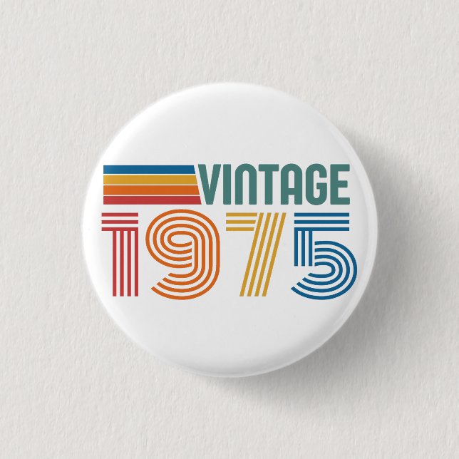 Badge Rond 2,50 Cm 50e anniversaire (Devant)