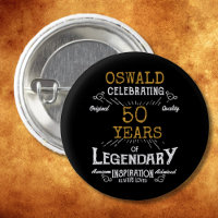50e anniversaire Black Gold Legendary Retro