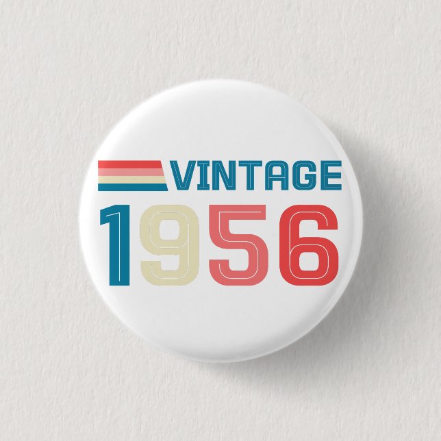 BADGE ROND 2,50 CM 70TH BIRTHDAY (Devant)