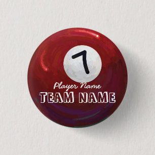 Badge Rond 2,50 Cm 7 balles
