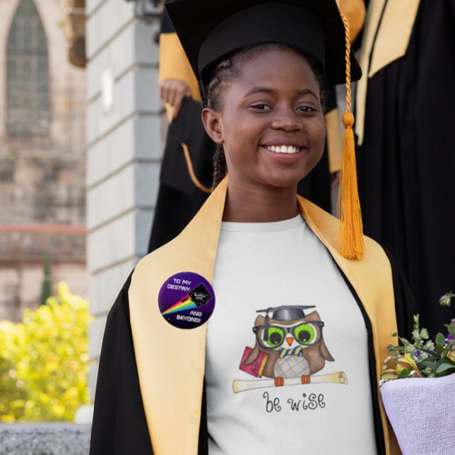 Badge Rond 2,50 Cm À ma destination Épingle de graduation personnalis (Créateur téléchargé)