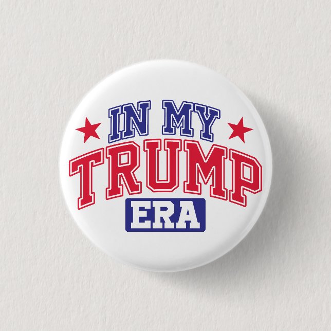 Badge Rond 2,50 Cm À mon époque Trump  (Devant)