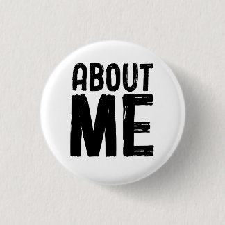 Badge Rond 2,50 Cm À propos de moi motivationnel 