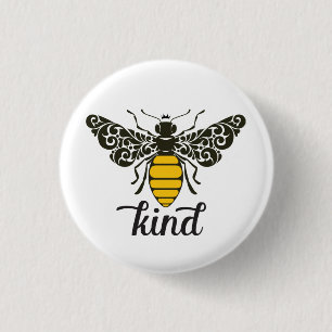 Badge Rond 2,50 Cm Abee   Être gentil   Abee ornée