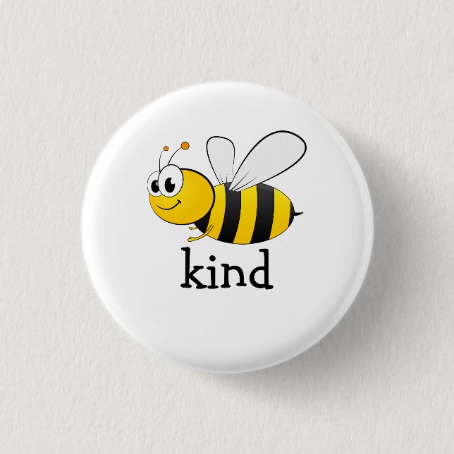 Badge Rond 2,50 Cm Abeille mignonne (Devant)