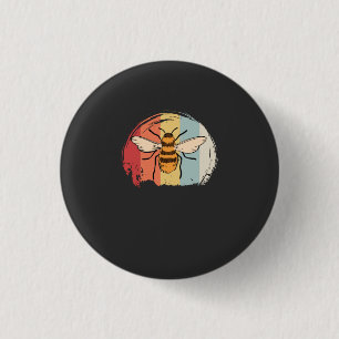 Badge Rond 2,50 Cm Abeille vintage