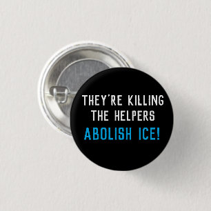 Badge Rond 2,50 Cm Abolir ICE