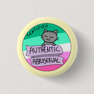 Badge Rond 2,50 Cm Abrosexual authentique
