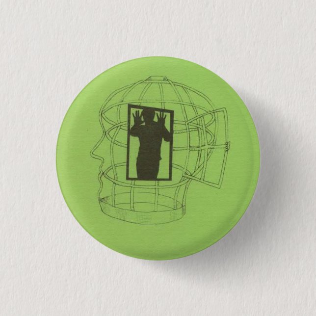 Badge Rond 2,50 Cm Absence de croissance sans Goodbyes (Devant)