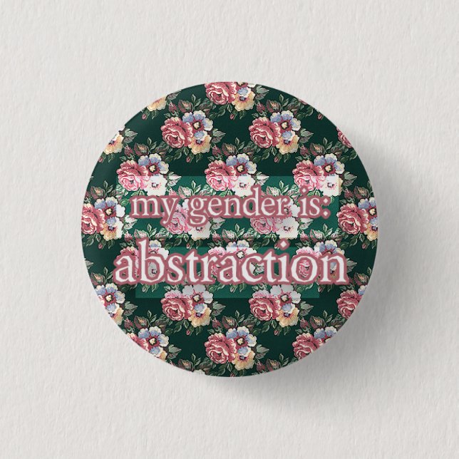 Badge Rond 2,50 Cm abstraction (Devant)